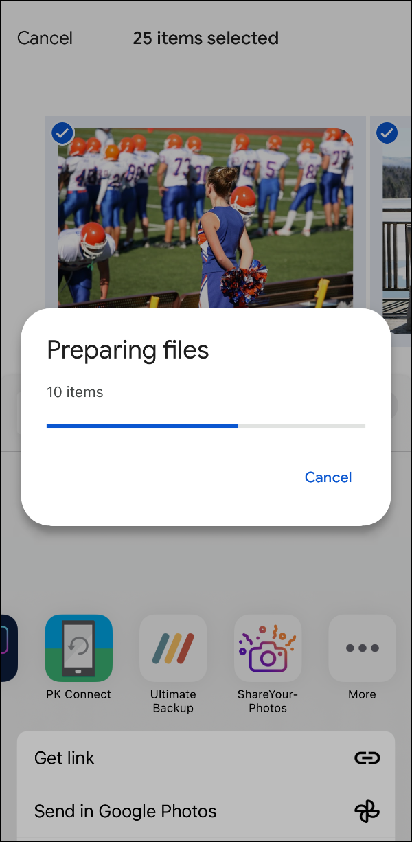 Google Photos > Share > Preparing.PNG
