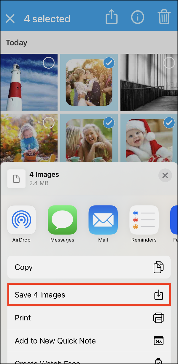 View Files 2 > Share Menu > Save Images.PNG