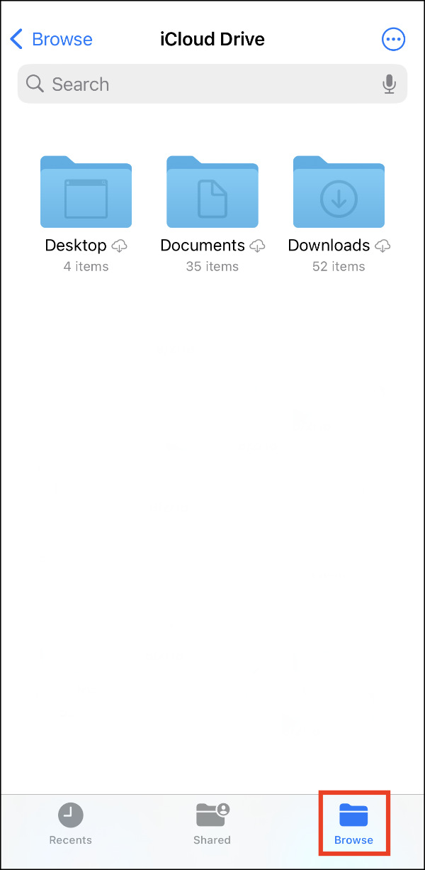 Files > iCloud Drive > Browse.PNG