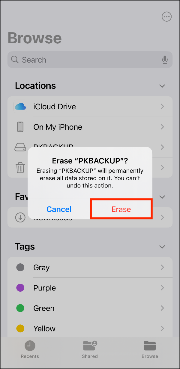 Files > Browse > Erase PKBACKUP Prompt 01 > Erase.PNG