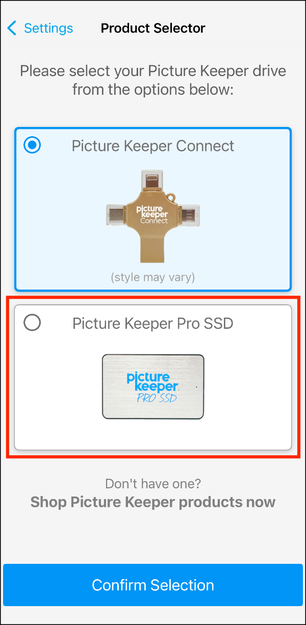 Product Selector 02 > PKC Selected > Select PK Pro SSD.PNG