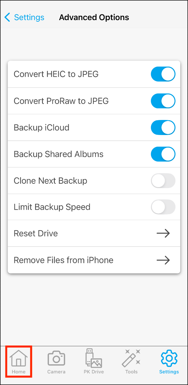 Advanced Options > Shared Albums 02 > Home.PNG