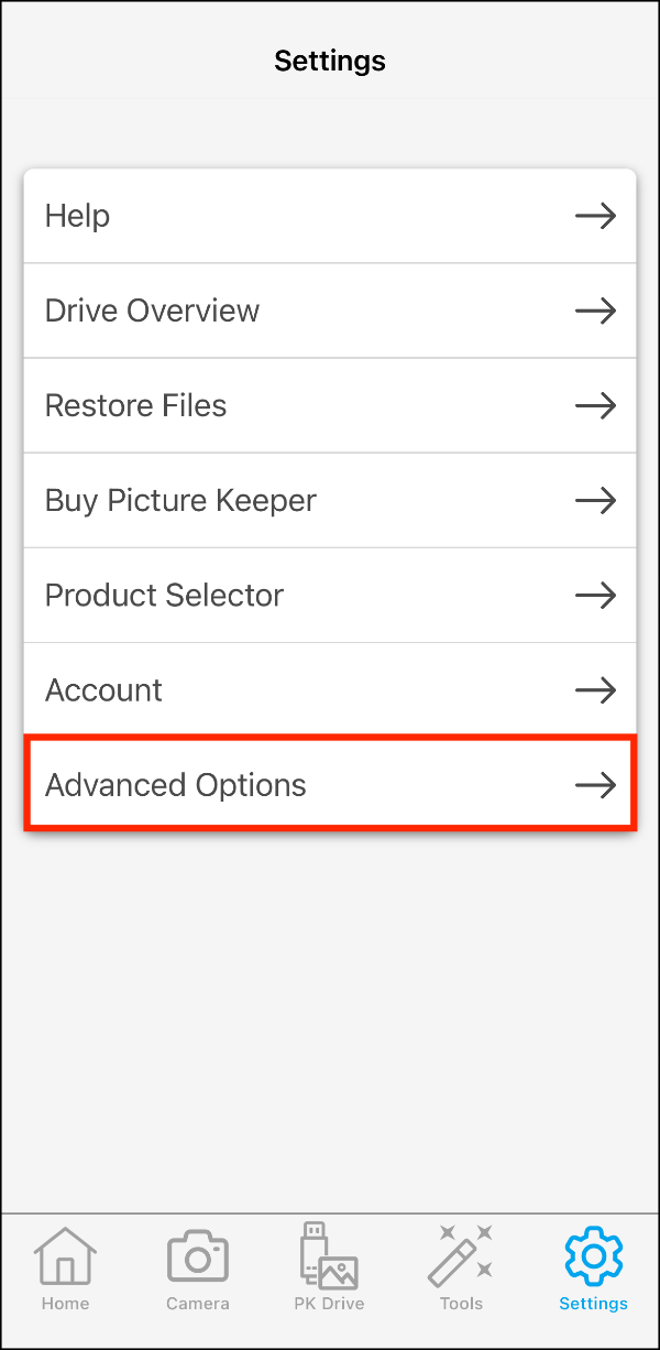 Settings > Advanced Options.PNG