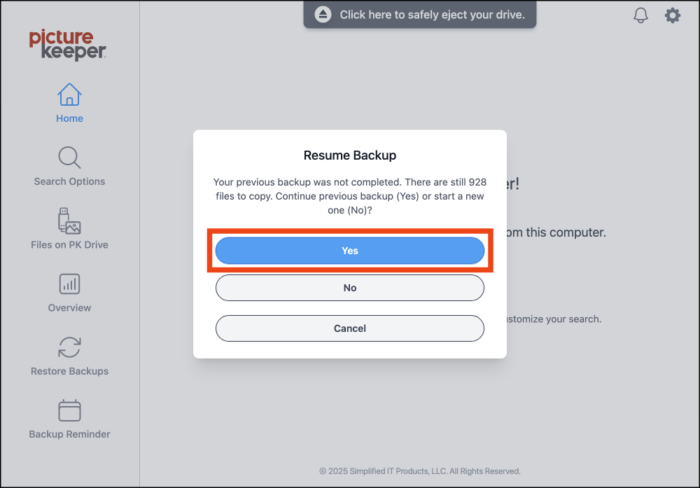 Home 01 > Resume Backup Prompt > Yes.png