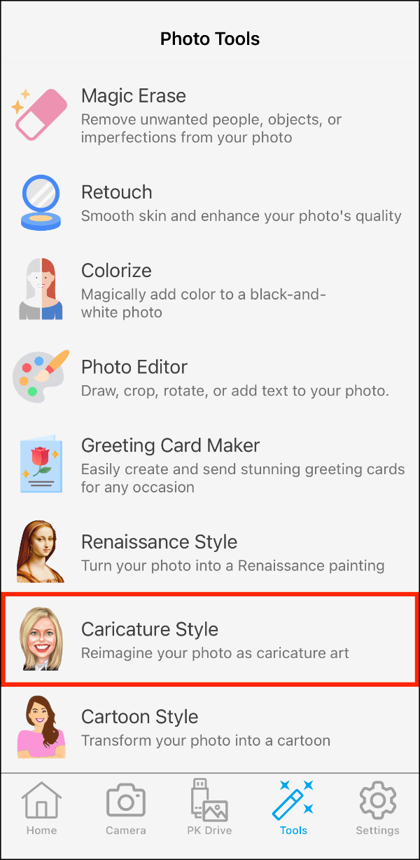 Photo Tools > Caricature Style.png