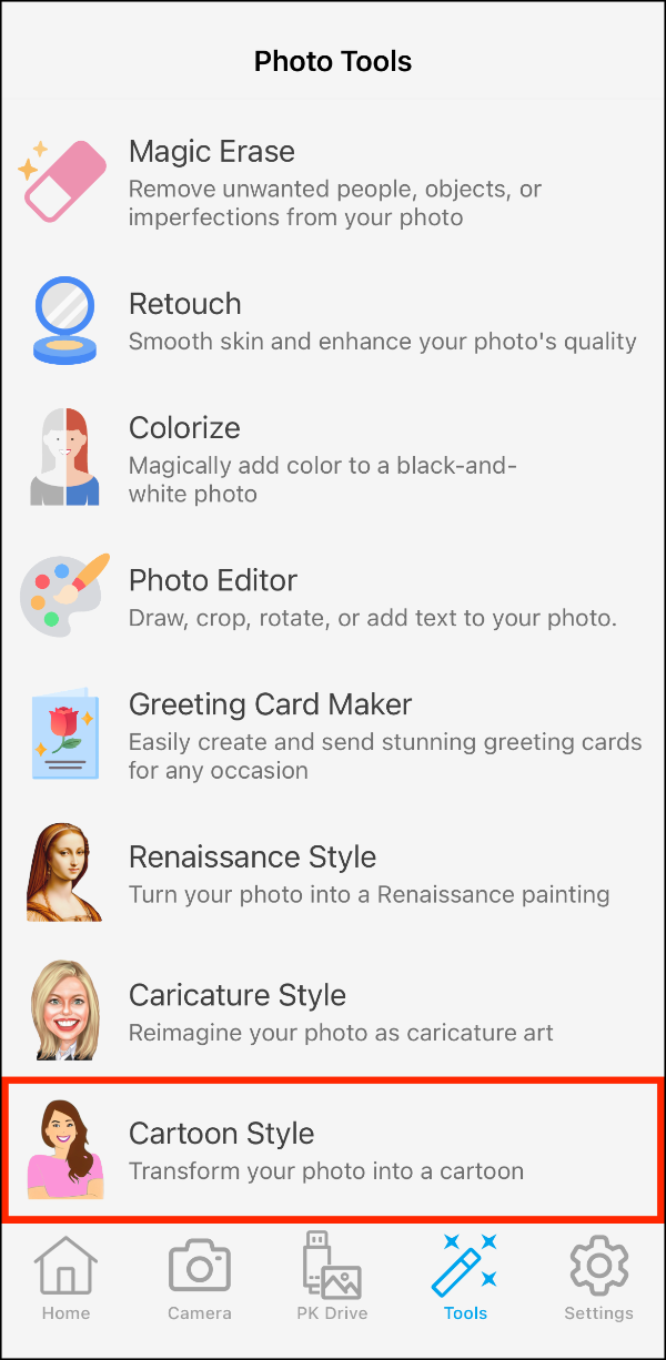 Photo Tools > Cartoon Style.png