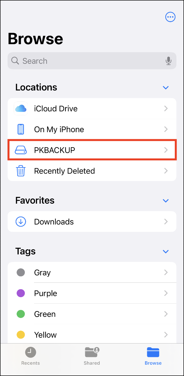 Files > Browse > PKBACKUP.PNG