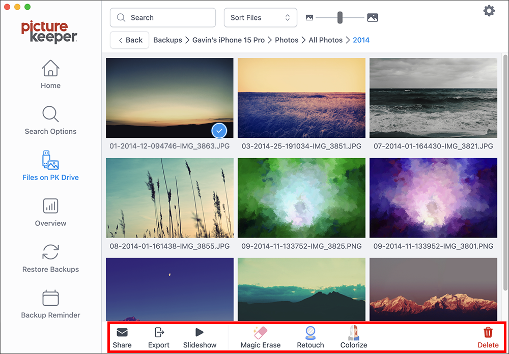 5. Perform an action on selected files.png