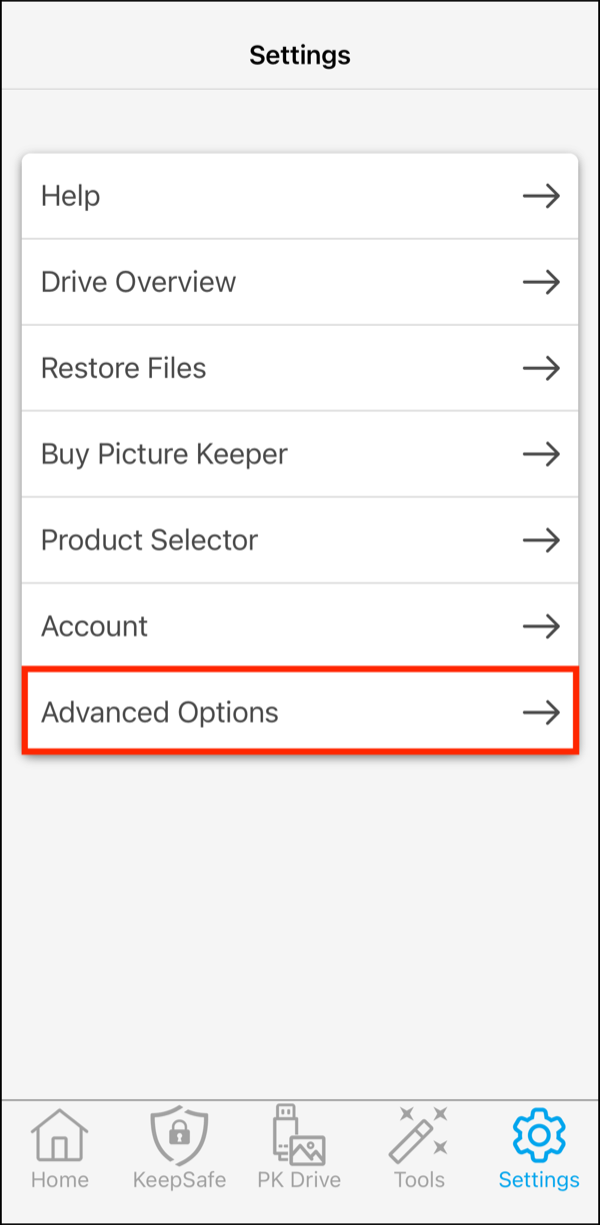 Settings > Advanced Options.PNG